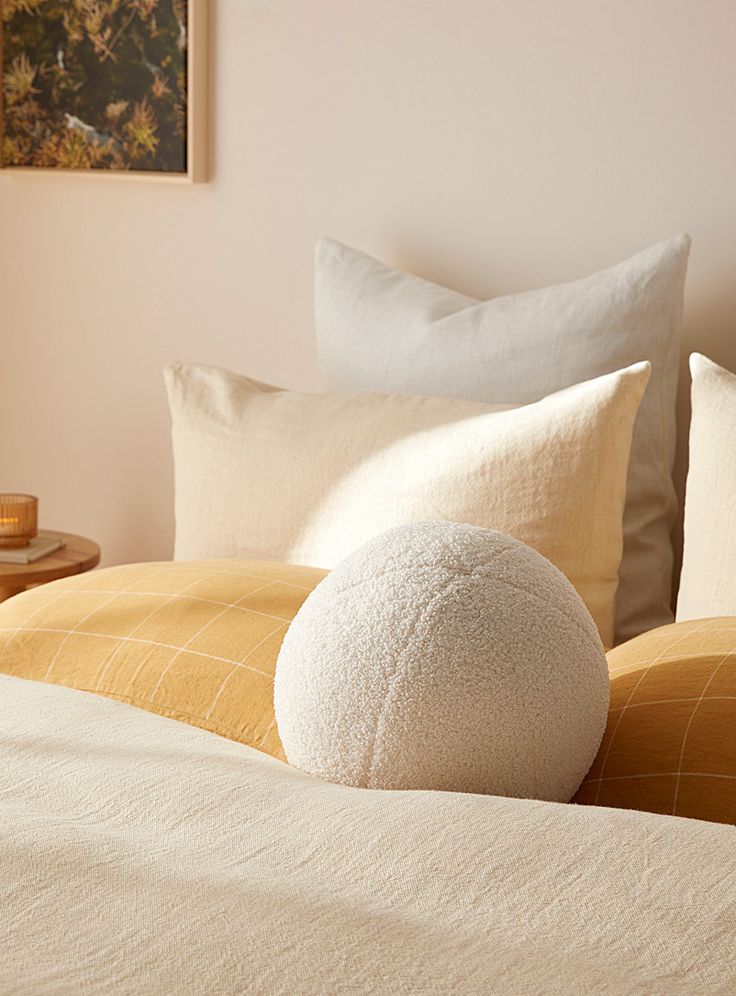 Handmade Knot and Round Ball Pillows – Luxurious Decorative Pillows