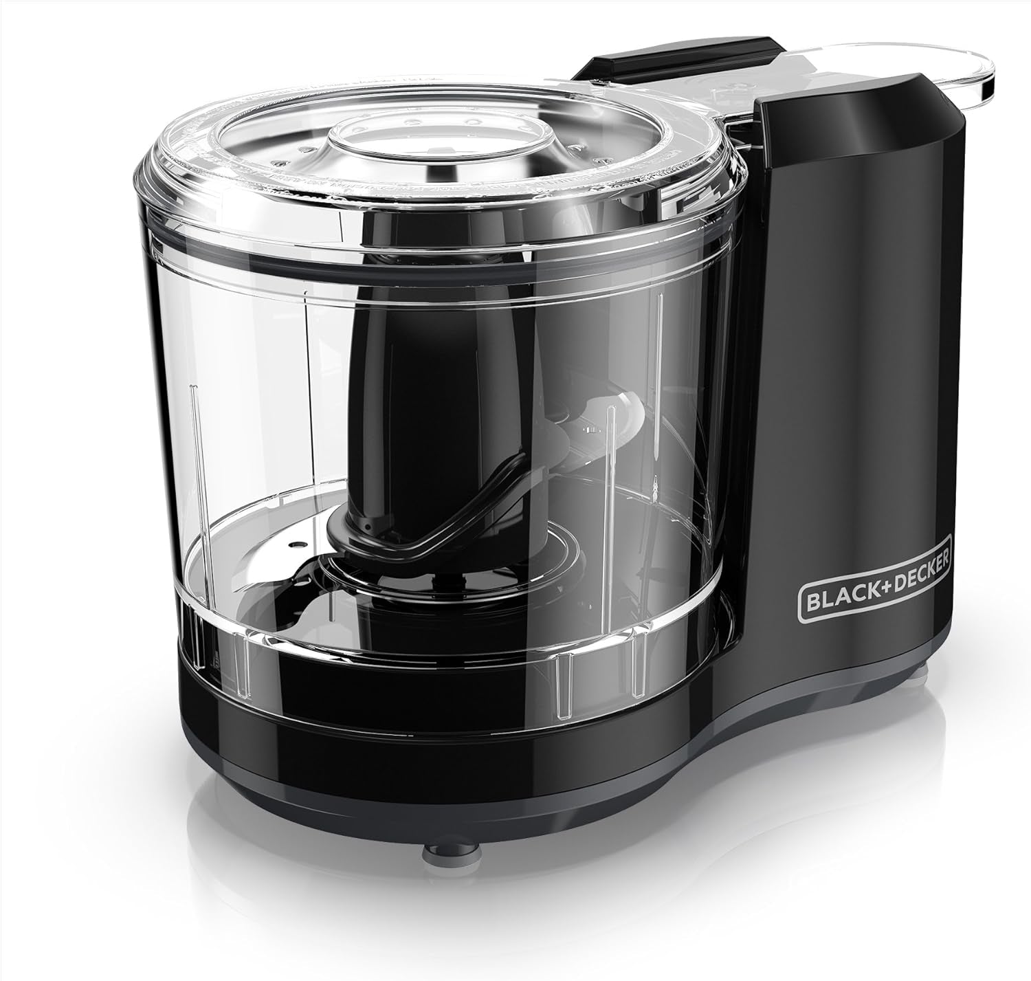 1.5-Cup Electric Food Chopper, One Touch Pulse, 150W Motor, Stay-Sharp Blade, Dishwasher Safe