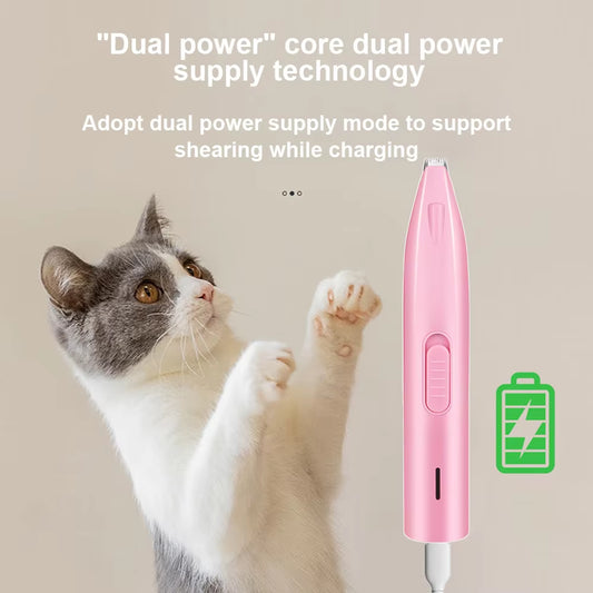 Professional Electric Cat Hair Trimmer – Grooming Tool for Cats &Dogs