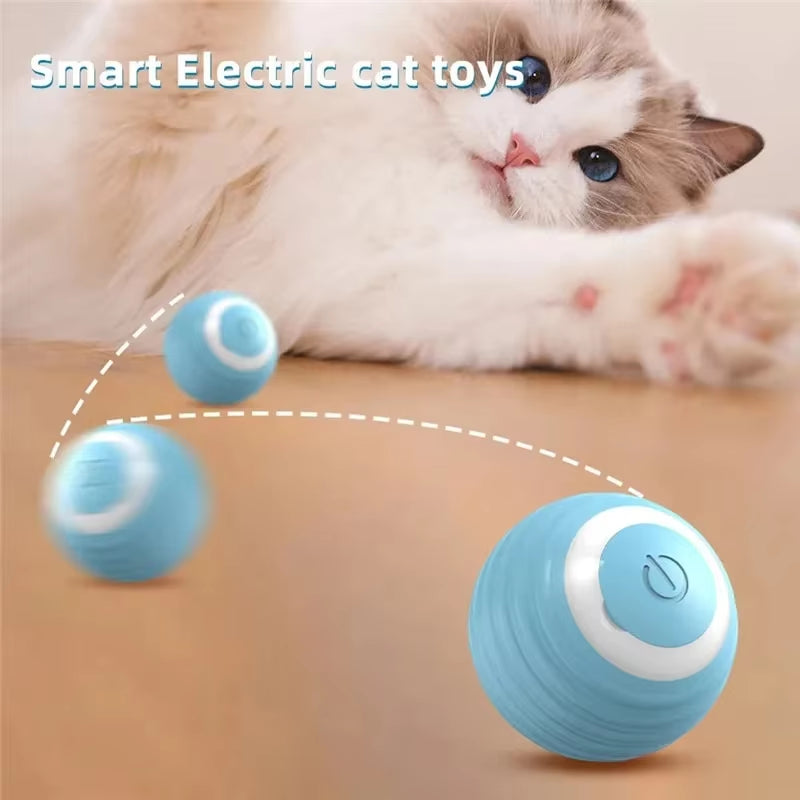 Interactive Electric Cat Ball – Automatic Rolling and Self-Moving Toy for Kittens