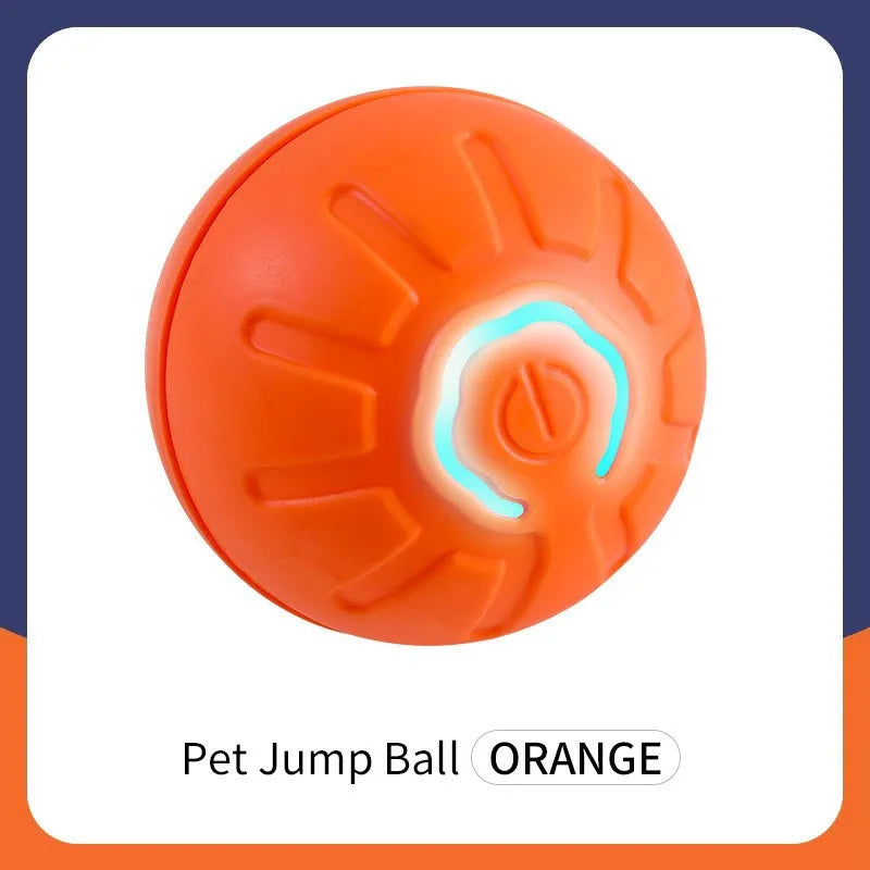 Smart Interactive Dog Toy Ball – USB-Powered Moving & Bouncing Fun for Dogs & Cats