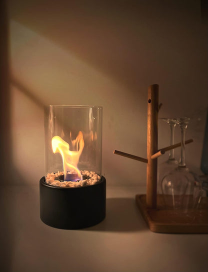 Portable Tabletop Fireplace – Ventless Smokeless Cozy Decor