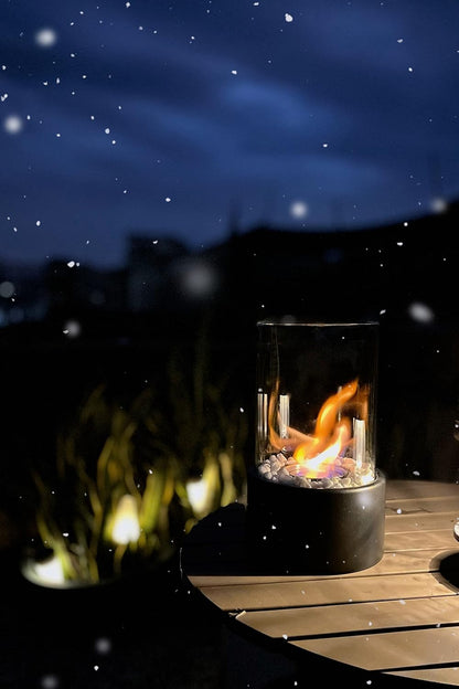 Portable Tabletop Fireplace – Ventless Smokeless Cozy Decor