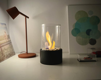 Portable Tabletop Fireplace – Ventless Smokeless Cozy Decor