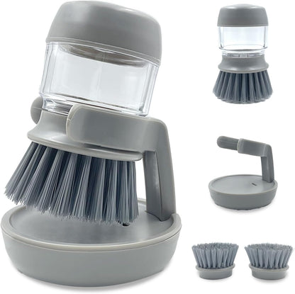 Compact Soap Dispenser Brush Set– Efficient, Ergonomic, and Easy to Use