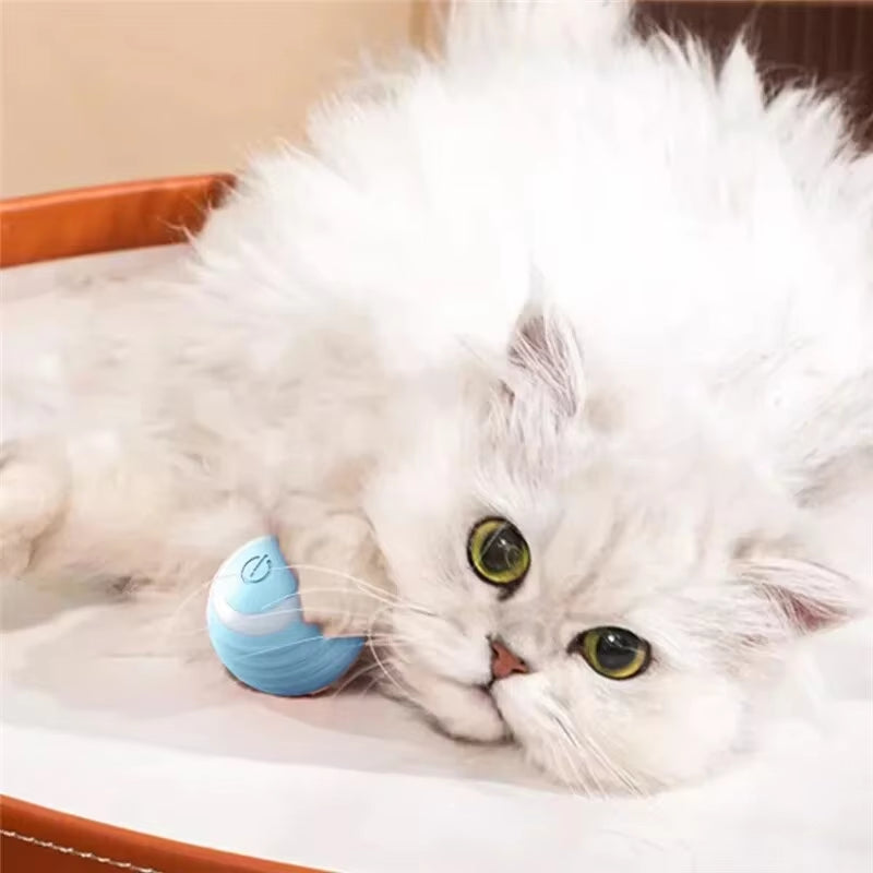 Interactive Electric Cat Ball – Automatic Rolling and Self-Moving Toy for Kittens