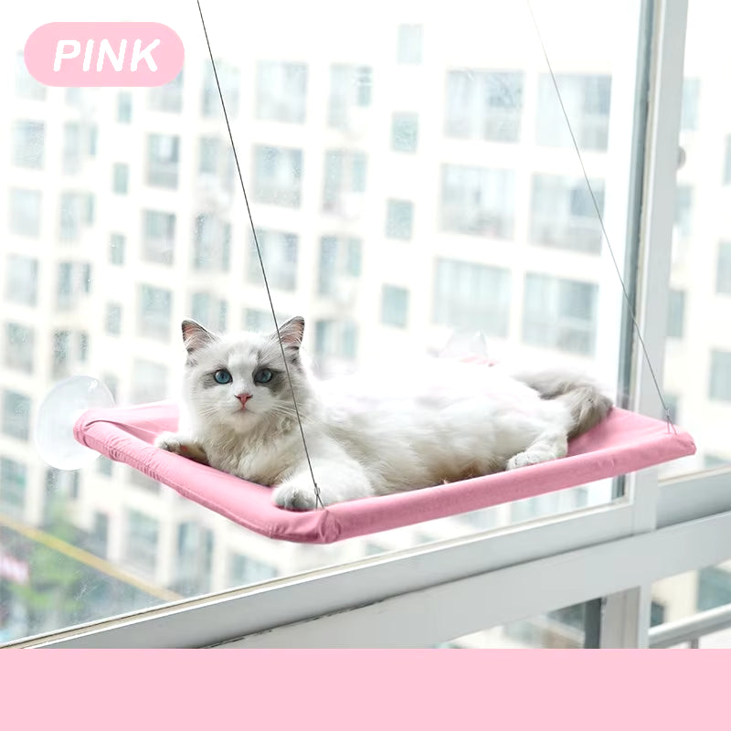 Pet Cat Hammock – Aerial Hanging Bed for Cats, Perfect Sunny Window Seat