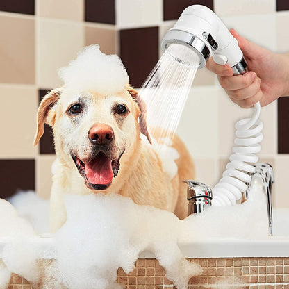 Versatile Sink & Tub Faucet Sprayer Attachment - Perfect for Pet Bathing, Kitchen & Bathroom Use!