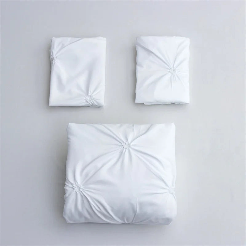 Queen 3-Piece Comfort Set in Gray - Bed in a Bag Bedding Set with Duvet Cover and Pillowcases