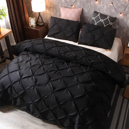 Queen 3-Piece Comfort Set in Gray - Bed in a Bag Bedding Set with Duvet Cover and Pillowcases