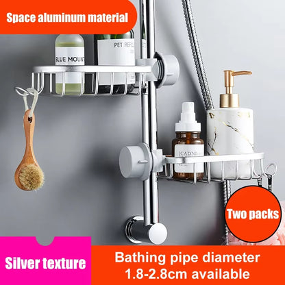 Bathroom Faucet Storage Rack Shower Soap Holder Bathroom Organization Shower Shelves Bathroom Accessories