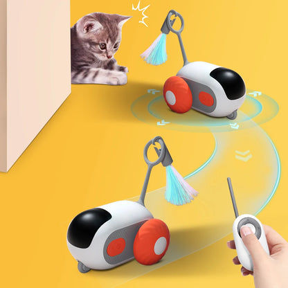 Smart Cat Toy Car & Interactive Ball Bundle – Dual Fun for Cats & Dogs with Free Gifts!