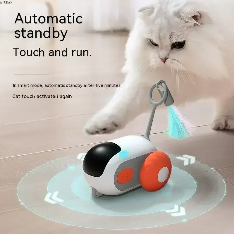 Smart Cat Toy Car & Interactive Ball Bundle – Dual Fun for Cats & Dogs with Free Gifts!