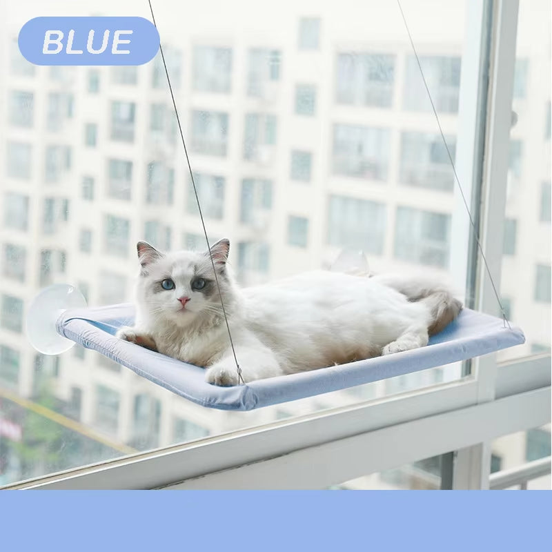 Pet Cat Hammock – Aerial Hanging Bed for Cats, Perfect Sunny Window Seat