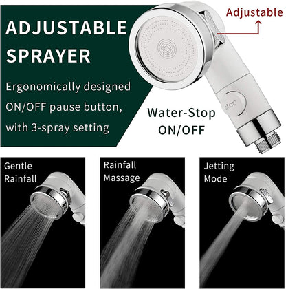 Versatile Sink & Tub Faucet Sprayer Attachment - Perfect for Pet Bathing, Kitchen & Bathroom Use!