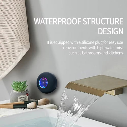 Portable Waterproof Bluetooth Speaker with Suction Cup – Mini Stereo Sound Box